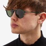 Солнцезащитные очки Bottega Veneta Eyewear BV1260S, зеленый - фото 5