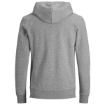 Толстовка Jack & Jones Basic Full Zip, серый - фото 4