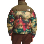 Пуховик THE NORTH FACE 1996 Retro Nuptse Jacket ANTELOPE TAN ICE DYE PRINT - фото 3