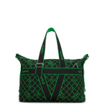 Сумка Bottega Veneta Borsa Travel, цвет Black, Parakeet, & Silver - фото 2