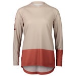 Велосипедный трикотаж Poc Women's MTB Pure L/S Jersey, цвет Light Sandstone Beige/Himalayan Salt - фото