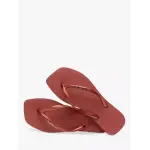 Шлепанцы Havaianas Square Toe Metallic Logo, цвет mahogany - фото 4