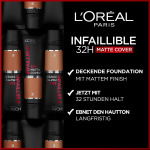 Тональный крем Infaillible 32H Matte Cover 115 Beige Dore/Golden Beige 300мл L'Oreal - фото 6