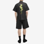 Рубашка Human Made Dragon Short Sleeve Shirt, черный - фото 4