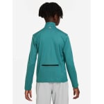 Блуза Nike B NK DF POLY+ 1/4 ZIP, зеленый - фото 2