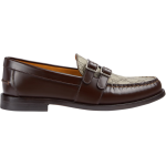 Кроссовки Gucci Buckle Loafer 'GG Monogram - Dark Brown', коричневый - фото