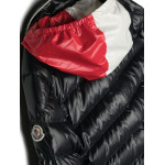 Moncler Enfant пуховик с капюшоном, синий - фото 3