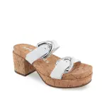 Сандалии Chance Sandal Aerosoles, цвет whiteleather_corkheel - фото