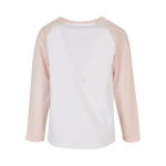 Футболка с длинным рукавом Contrast Raglan Urban Classics, цвет white pink - фото 2