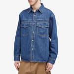 Рубашка Icecream Running Dog Denim Shirt, цвет Mid Wash Blue - фото 2