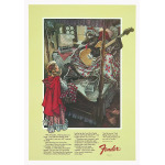 Электрогитара Fender Psychedelic Fairytale Poster set 2006 - фото 4