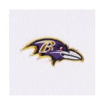 Женский пуловер с капюшоном белого и фиолетового цвета Baltimore Ravens Bobbi с цветными блоками DKNY - фото 4