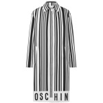 Moschino пальто с принтом, белый - фото