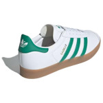 Adidas originals GAZELLE Series Обувь для скейтбординга унисекс, White/Green - фото 4