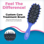 Щетка для ухода Wetbrush Custom Care для равномерного распределения продукта, уменьшения выпадения и поломки - фиолетовая, Wet Brush - фото 2