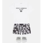 Хлопковая футболка с логотипом Dolce&Gabbana, белый - фото 2