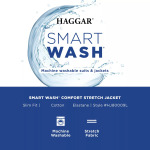 Мужская эластичная спортивная куртка узкого кроя Haggar Smart Wash Comfort - фото 4