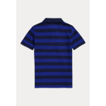 Рубашка поло STRIPED COTTON MESH POLO SHIRT Ralph Lauren, темно-синий - фото 2