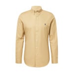 Рубашка Polo Ralph Lauren Slim fit Button Up, цвет Cappuccino - фото