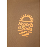 Футболка с принтом LEFT CHEST ARTWORK Scotch & Soda, цвет taupe - фото 3