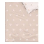 Постельное белье JACK 3 tlg Mako Satin 200x200cm Stars, бежевый - фото 3