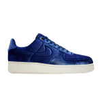 Кроссовки Nike Air Force 1 Low '07 Premium 'Blue Velour', синий - фото