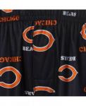 Темно-синие фланелевые пижамные штаны Chicago Bears со сплошным логотипом для мальчиков и девочек дошкольного возраста Outerstuff, синий - фото 3