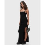 Платье Misbhv Knitted Seamless Maxi Dress With Slit, черный - фото 2