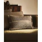 Полосатый чехол на подушку Zara Home, коричневый - фото 2