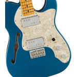 Электрогитара Fender American Vintage II 1972 Telecaster Electric Guitar Thinline Maple Fingerboard, Lake Placid Blue - фото 3