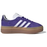 Женские кроссовки для скейтбординга adidas originals Gazelle, White/Blue - фото 2