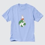 Peace For All Dick Bruna (Футболка с коротким рукавом и рисунком) Uniqlo, синий - фото