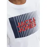 Рубашка с длинными рукавами для подростков Jack & Jones "JJECORP LOGO TEE PLAY LS O-NECK NOOS JNR" Jack & Jones Junior, белый - фото 4