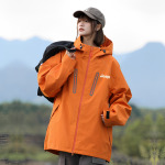 Ветровка Куртка Унисекс Jeep, цвет Autumn Orange (Baseball Jersey Style Inner Jacket) - фото 4