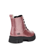 Ботинки UGG с блестками на шнуровке для девочек Ashton (Молодежные), розовый - фото 2