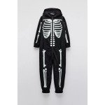 Комбинезон  Zara Skeleton, черный - фото