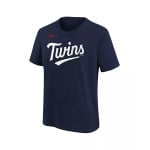 Темно-синяя футболка Big Boys Edouard Julien Minnesota Twins с именем и номером Nike, синий - фото 2