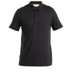 Рубашка из мериноса Icebreaker Merino 150 Tech Lite III S/S Polo, черный - фото