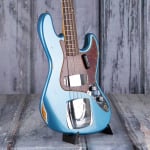 Басс гитара Fender Custom Shop Limited 1960 Jazz Bass Relic, Aged Lake Placid Blue - фото 2