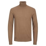 Свитер Jack & Jones Emil Knit Rollneck, коричневый - фото 3