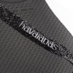 Шлепанцы Slim Glitter II Flip Flop Sandal Havaianas, цвет Black/Dark Grey - фото 2