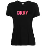 DKNY футболка с логотипом, черный - фото