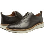 Оксфорды ECCO ST.1 Hybrid Derby Wing Tip, черный - фото