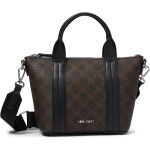 Сумка-тоут Nine West Kyndall Mini Tote, цвет Brown Logo/Black - фото