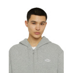 Спортивная толстовка DICKIES Zip-Up Hoodie SUMMERDALE, цвет mottled grey - фото 4