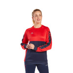 Спортивная футболка erima Six Wings Sweatshirt, цвет new navy/rot - фото