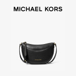 Сумка маленькая кожаная Michael Kors Dover Half Moon, розовый - фото 2