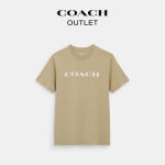 Футболка унисекс Coach Outlet с логотипом, черный - фото 3