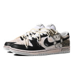 Кроссовки Nike Dunk Skateboarding Shoes Men Low-top Black/Brown, черный/коричневый - фото 3