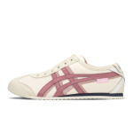 Кроссовки Onitsuka Tiger MEXICO 66 Lifestyle Shoes Unisex Low-top Beige/Pink, белый/фиолетовый - фото